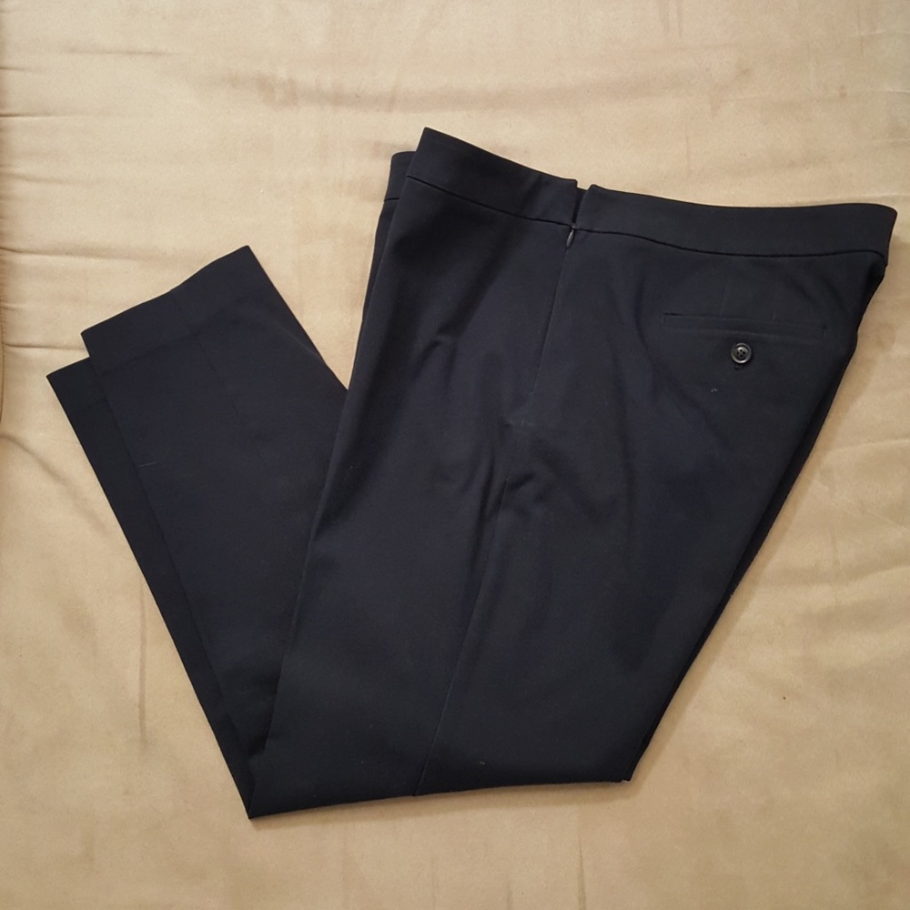 Talbots Women’s Navy Blue Capris Pant Size 14 Petite